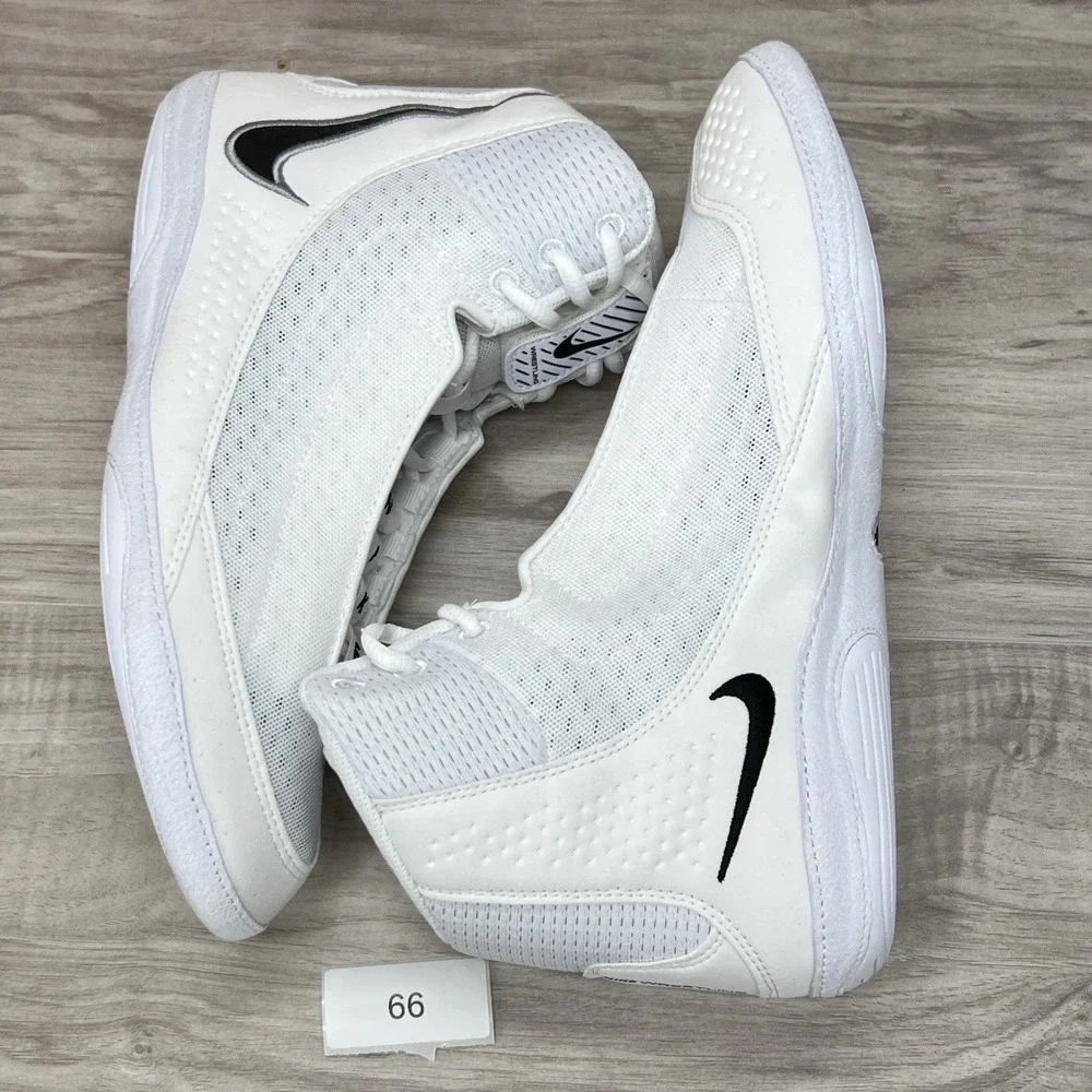 Nike Inflict 4 Wrestling Shoes White Mens size 9.5 HM9674-100